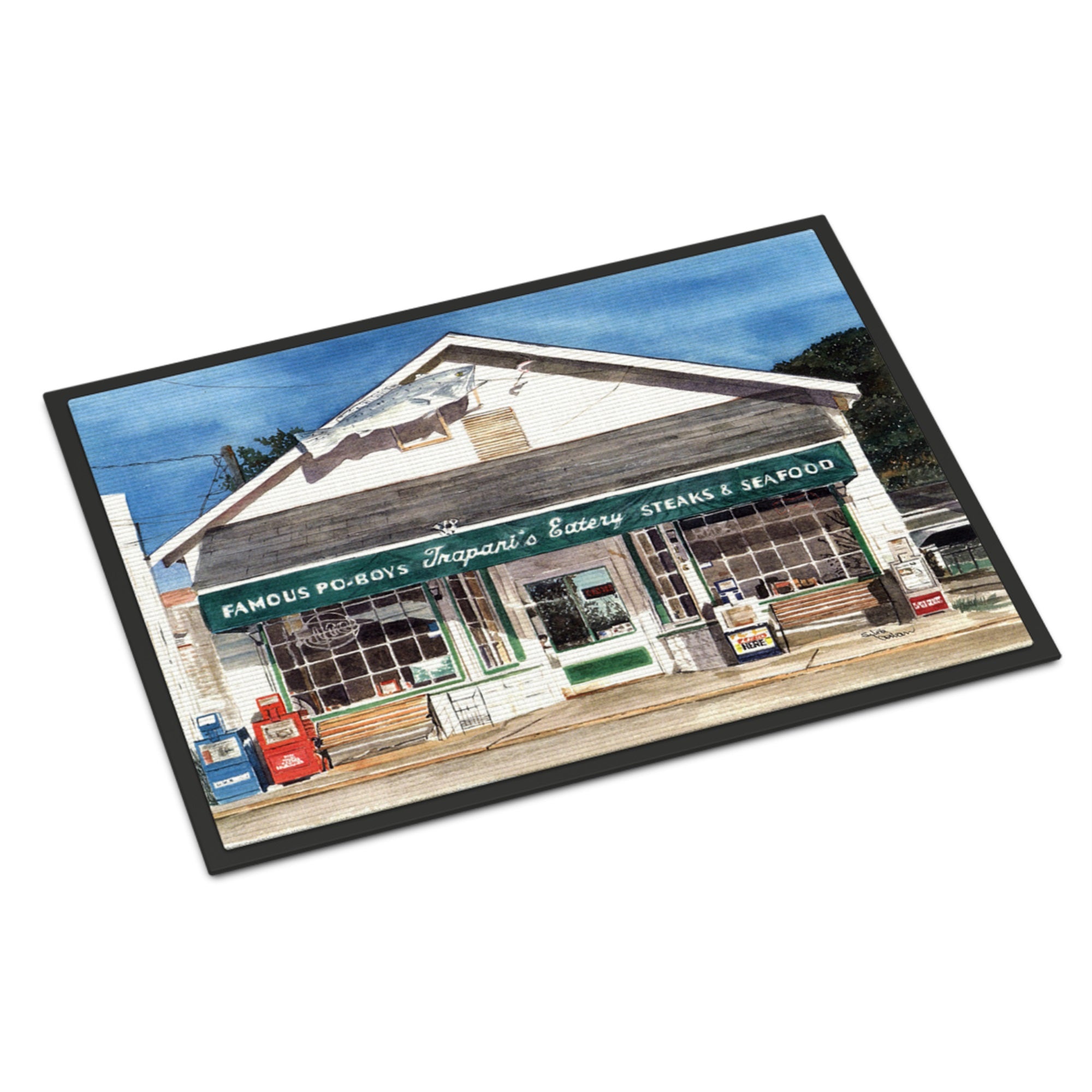 Trapani'S Eatery Indoor Or Outdoor Mat 18X27